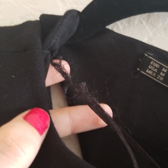 Zara Trafaluc Black Form Fitting Mini Dress - Picture 6 of 8